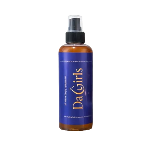 bottle of Da Girls 8 ounce deeply hydrating mist